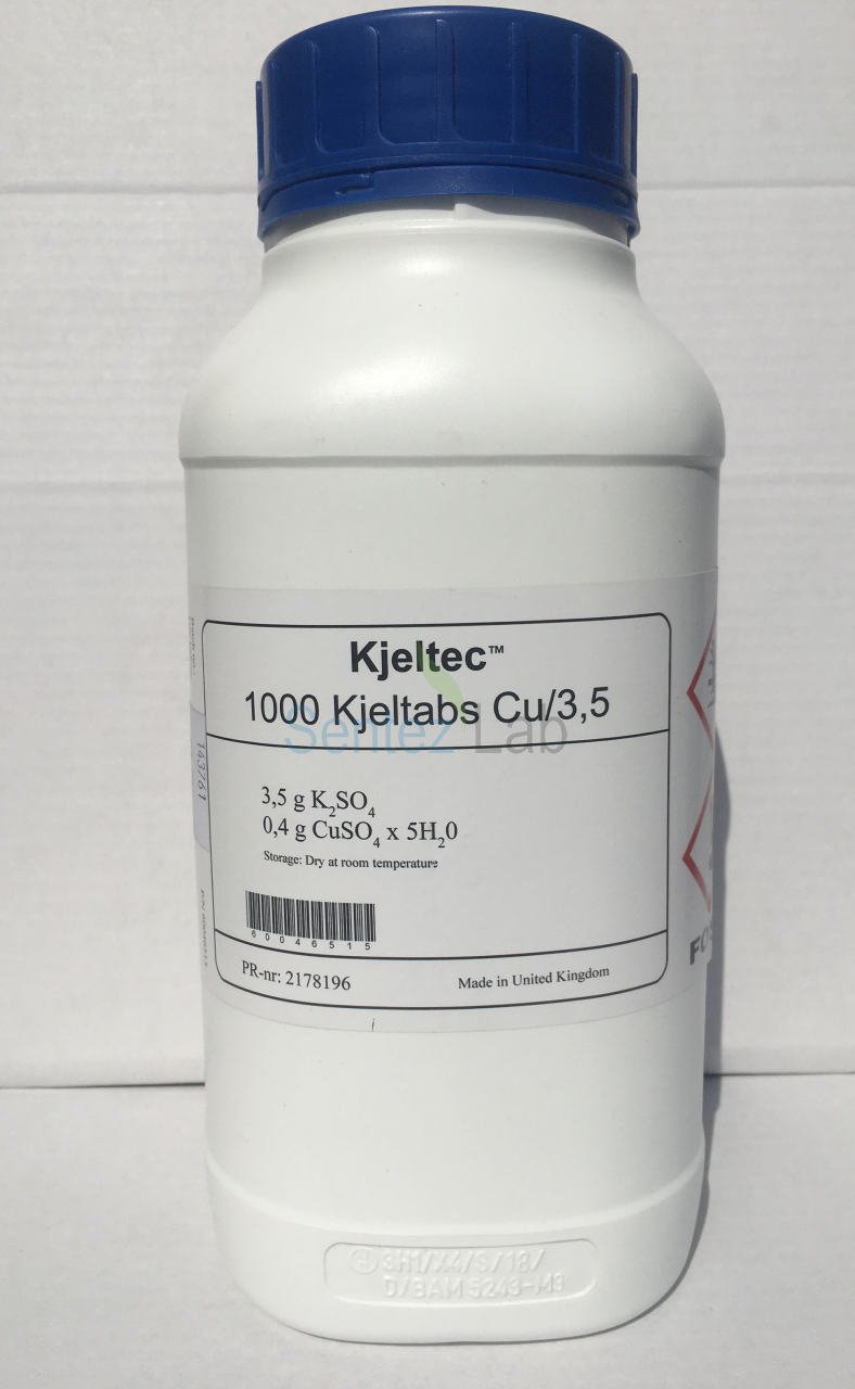 FOSS Kjeltabs Katalizör Tablet Cu/3,5 Bakır 7758-99-8 1000 Ad/Kutu