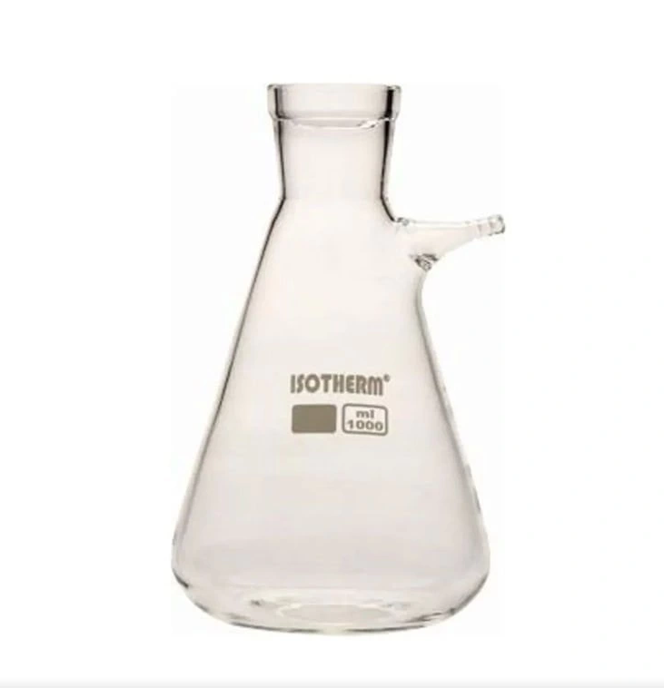 Isotherm Nuçe Erleni 500 ml – Vakumlu Cam Laboratuvar Erlenmayer