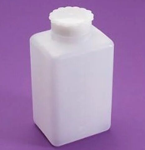 Kartell Numune Şişesi 500 ml - Kare Geniş Ağızlı Plastik (PE) Şişe