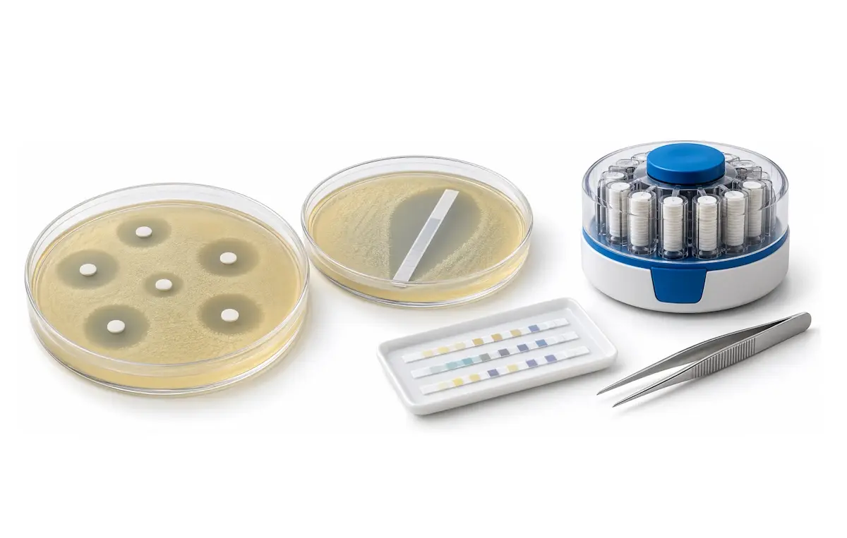 Antibiyotik Diskleri ve MİK Test Stripleri | Sentez Lab