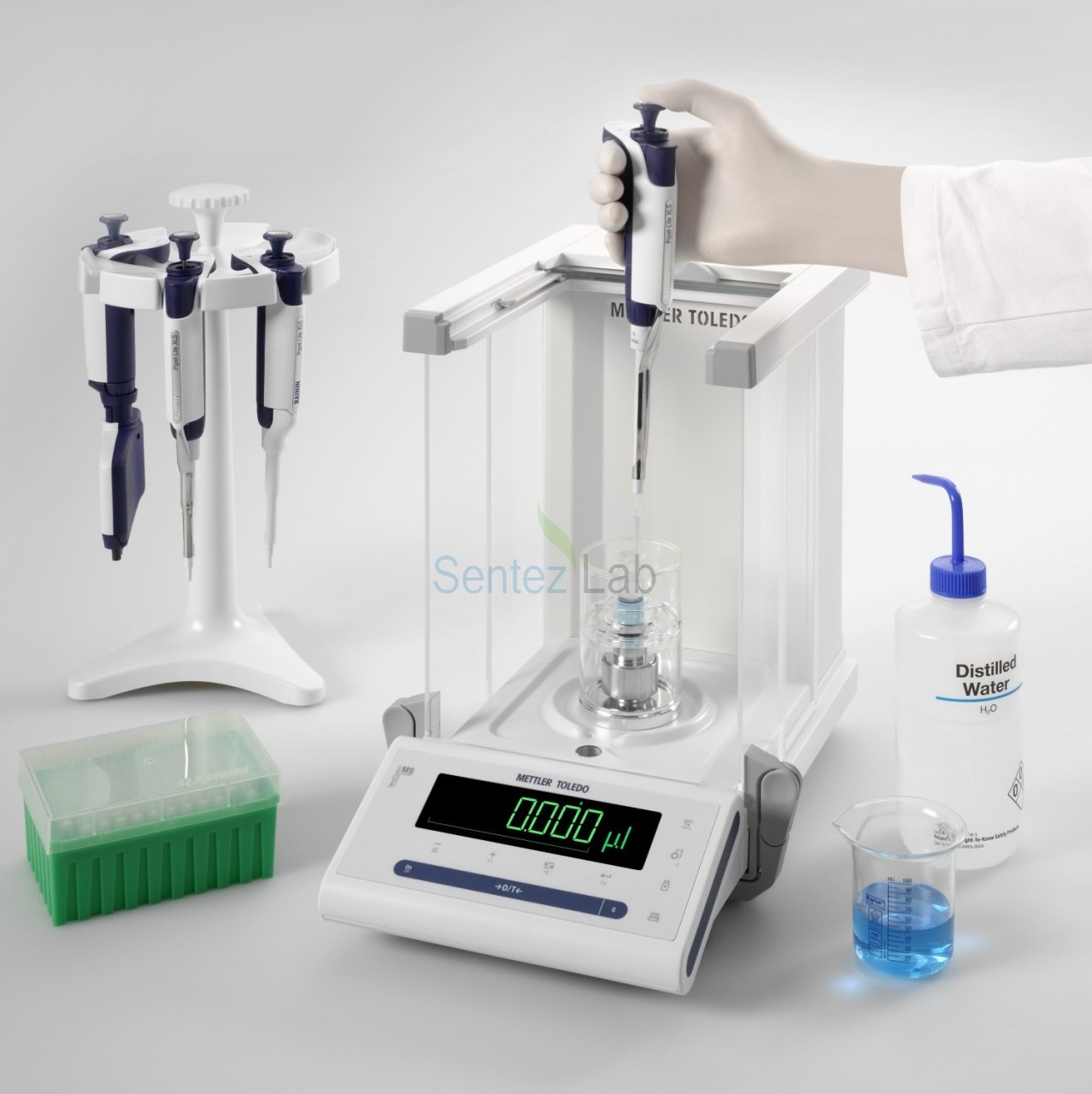 Mettler Toledo MS105 Yarı-mikro Terazi 120g / 0,01mg