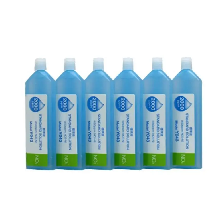 HORIBA Y043 Nitrat İyonu Standart Çözeltisi 2000 ppm, LAQUAtwin NO3-11 için 14 mlx6 Şişe