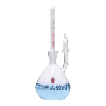 ISOLAB  Piknometre - Kalibreli - Termometreli - 10 Ml