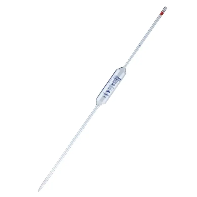 ISOLAB  Pipet - Cam - Bullu - As Kalite - Grup Sertifikalı - Mavi Skala - 3 Ml