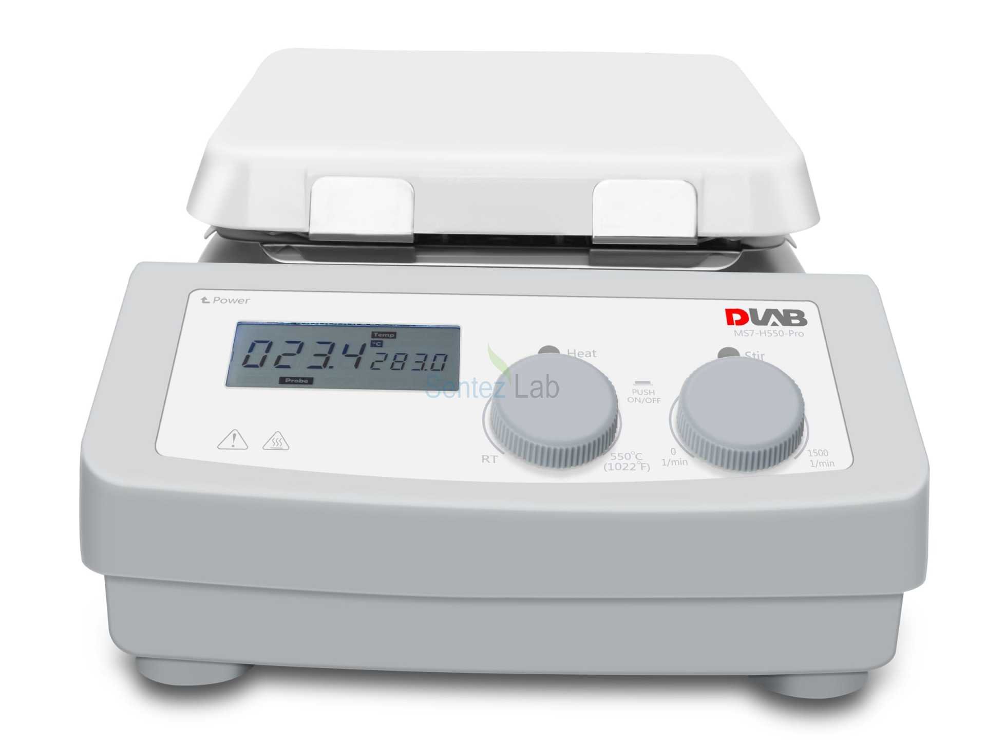 DLAB MS7-H550-S Isıtıcılı Manyetik Karıştırıcı 00... 1.500 rpm / RT... 550 ℃ / 10 L Aksesuarsız