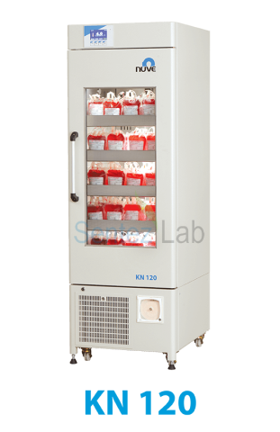 Nüve Kn 120 Kan Saklama Dolabı 306 lt, 120 adet kan torbası