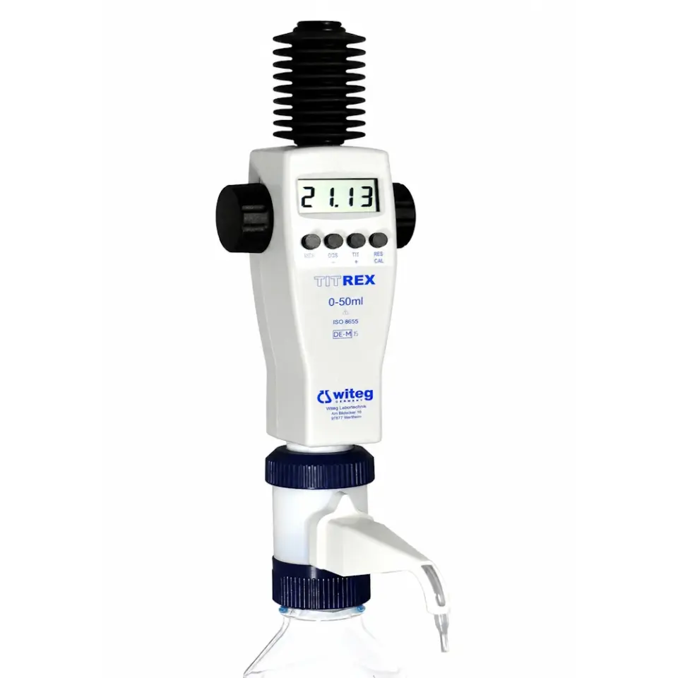 Witeg TITREX Dijital Elektronik Büret 99.99 mL - Titrasyon Dispenseri
