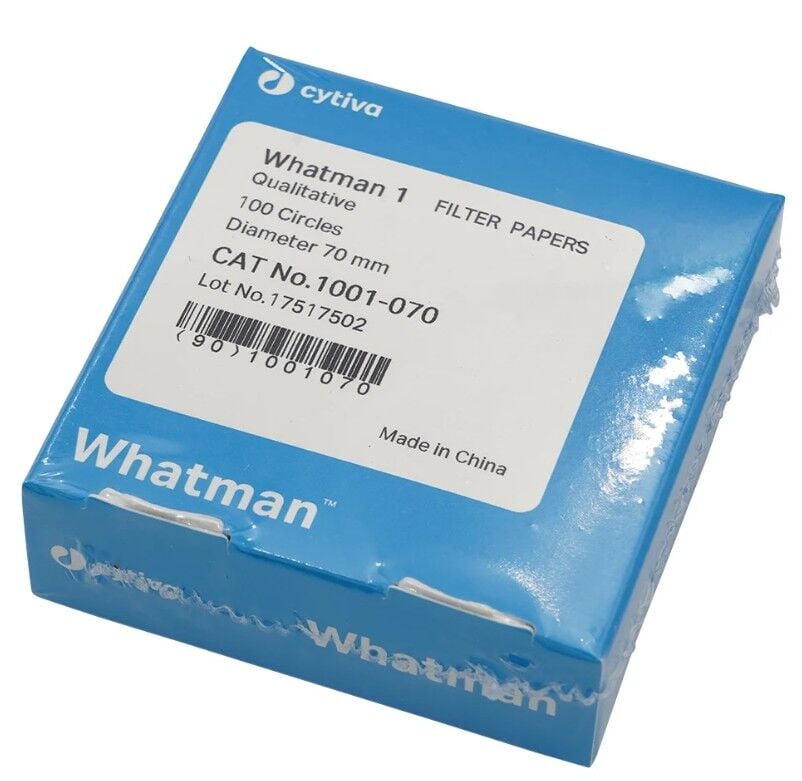 Whatman 1001-070 Grade 1 Kalitatif Filtre Kâğıdı 70 mm, 100 Adet