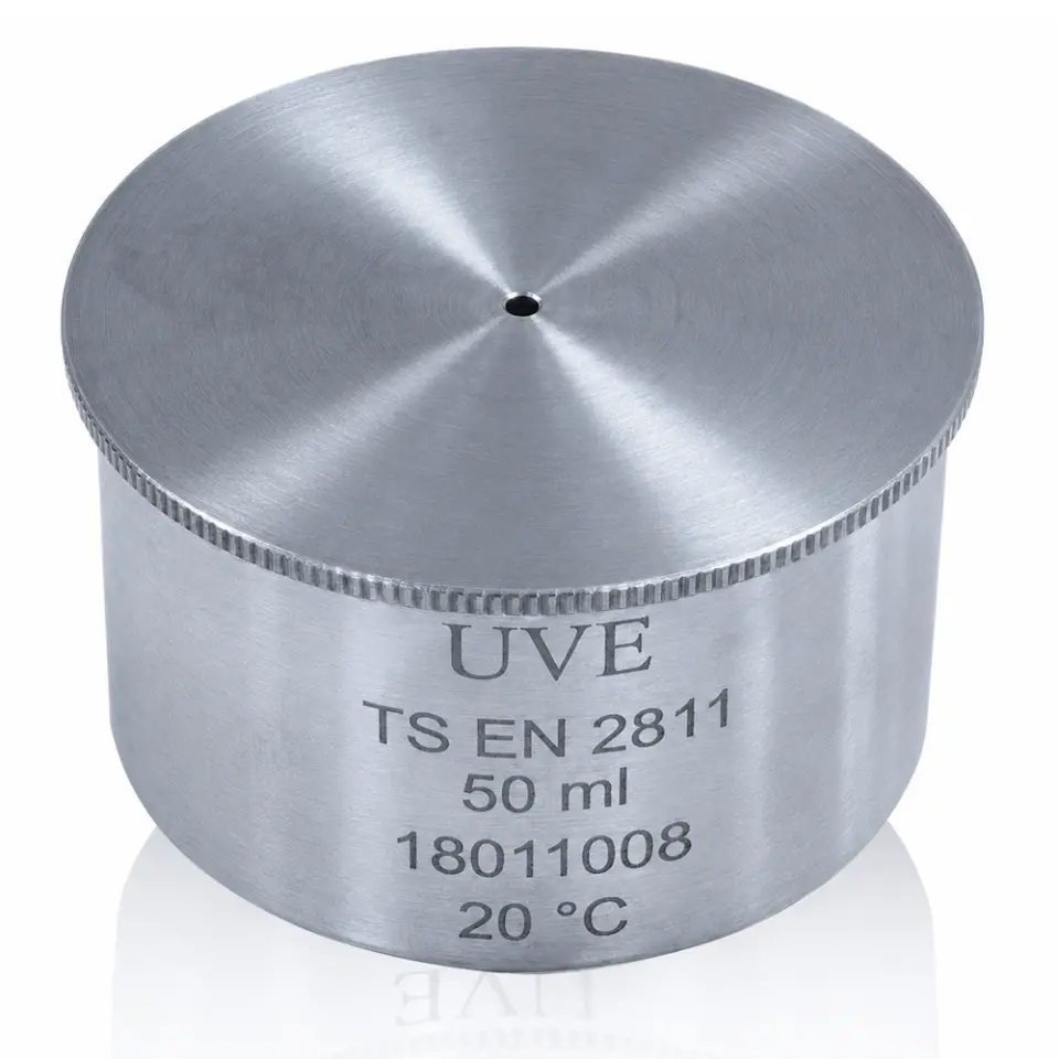 Alüminyum Piknometre 100 cc / ISO 2811 / DIN 53217 / ASTM D1475 / Y10100