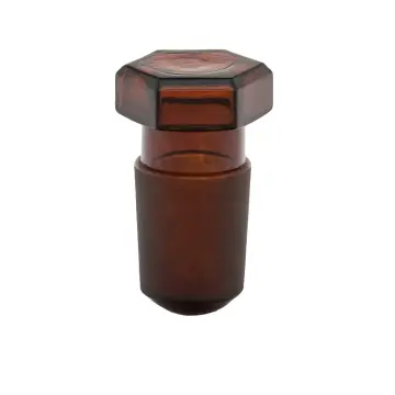 ISOLAB  Tıpa - Cam - Amber - Hexagonal Kapaklı - Ns 29/32