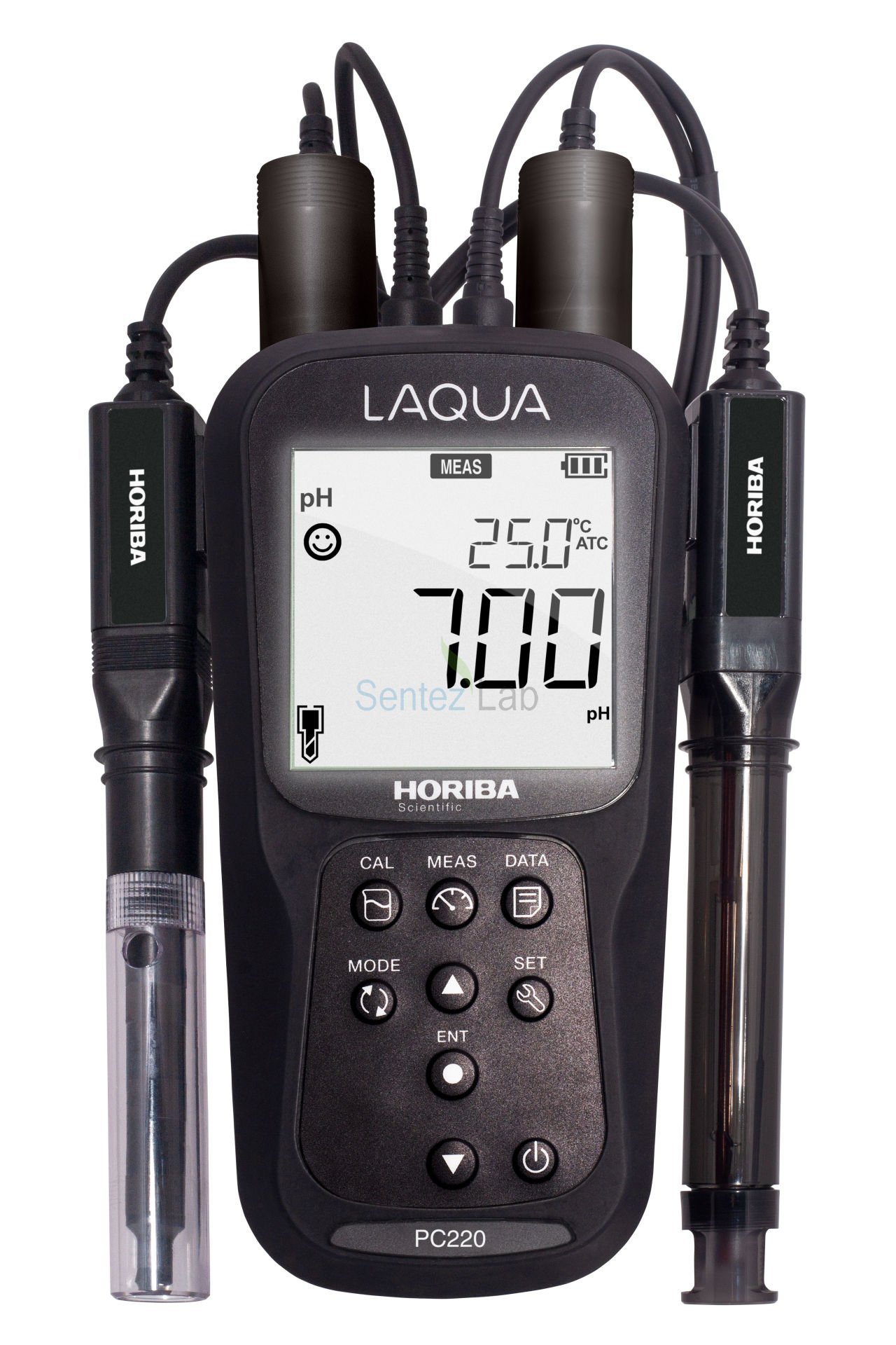 HORIBA LAQUA LAQUA-PC220-K Çift Kanallı pH / ORP / Cond / TDS / Res / Sal / Sıcaklık ölçer
