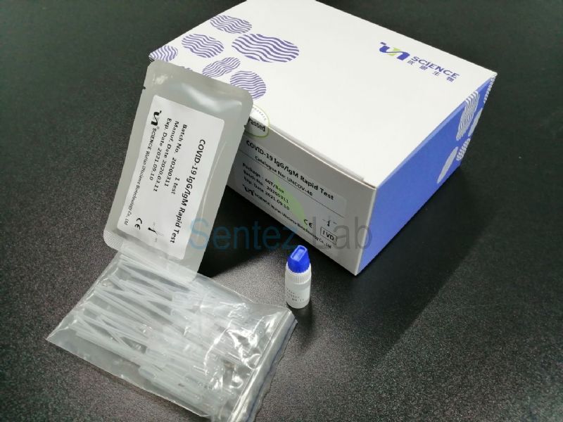 UNScience Covid-19 Hızlı Tanı Kiti-Kaset Test 20 test/ kutu (20 Test Yapılır)