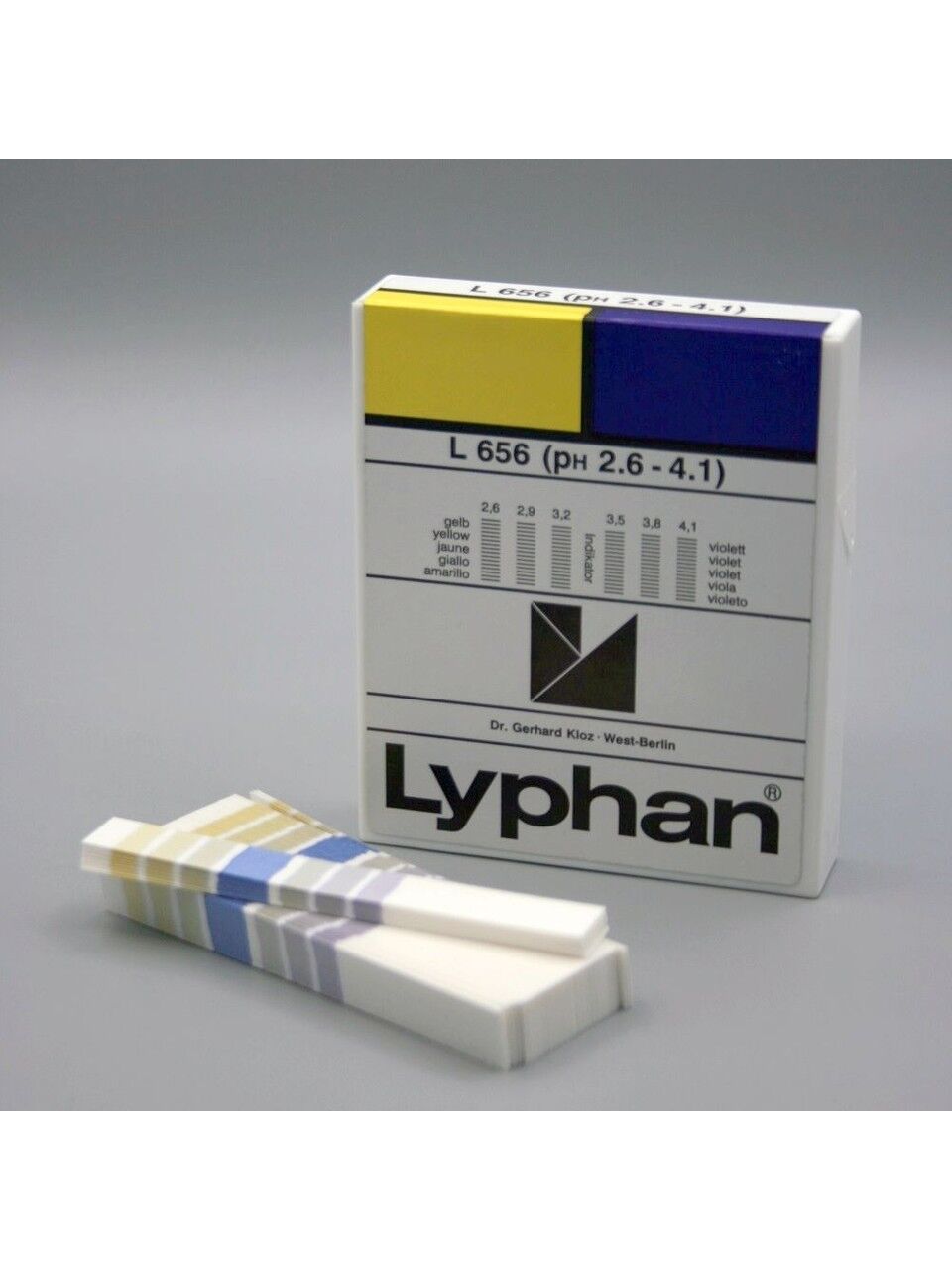 LYPHAN pH Test Kağıdı – pH 2.6–4.1  200 Adet - pH Şeritleri