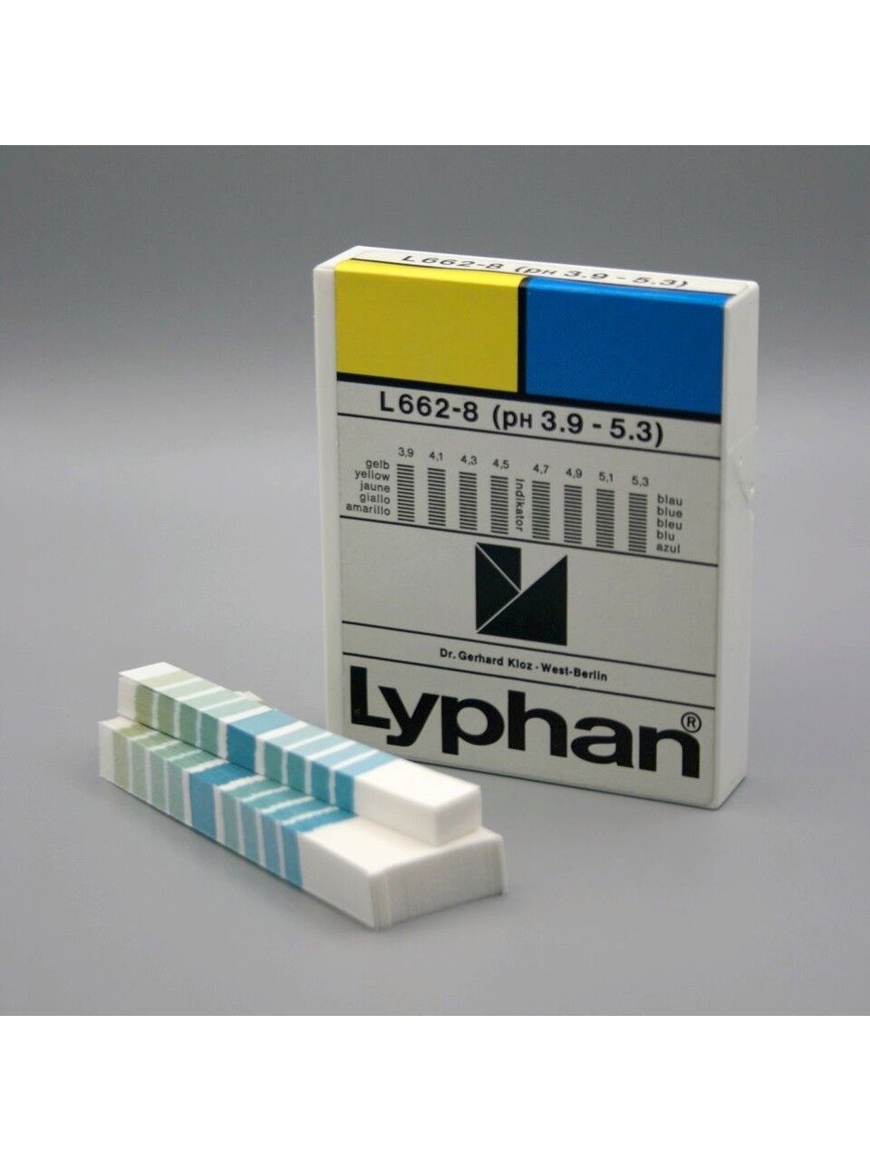 LYPHAN pH Test Kağıdı 3.9–5.3 - 200 Adet - pH Şeritleri