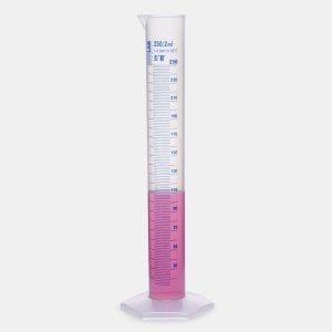 ISOLAB Mezür - Uzun From - P.P - B Kalite - Mavi Skala - 100 ml 1 Adet