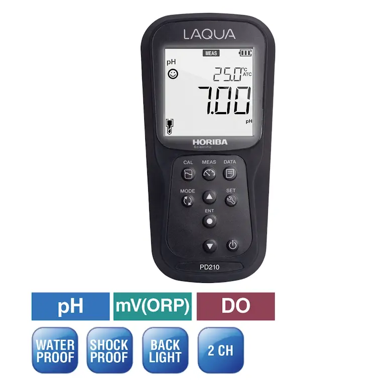 HORIBA LAQUA PD210 Taşınabilir pH ve DO Kombine Ölçer - Sadece Cihaz