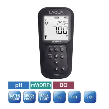 HORIBA LAQUA PD220 Taşınabilir pH ve DO Kombine Ölçer - Sadece Cihaz