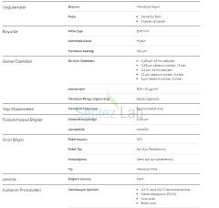 Sartorius 11106-47-ACN Selüloz Asetat Membran Steril Filtre 0.45 μm 47 mm 100 Adet/ 1 Paket