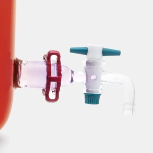 ISOLAB Bidon - Borosilikat Cam - Şeffaf - Musluklu - 20 Litre