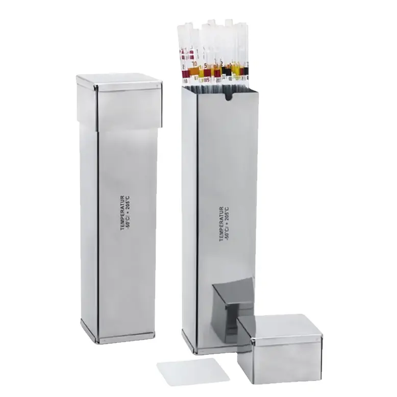 ISOLAB  Pipet Kutusu - Paslanmaz Çelik - 70 X 70 X 430 Mm