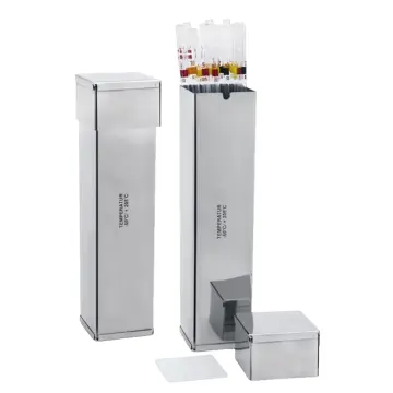 ISOLAB  Pipet Kutusu - Paslanmaz Çelik - 70 X 70 X 430 Mm