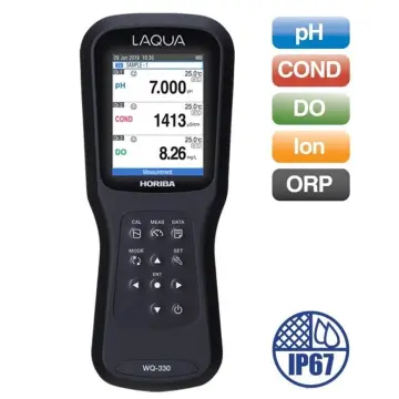 HORIBA LAQUA WQ-320-K Portatif Multiparametre Ölçer pH/ORP/EC/DO - Çift Kanallı