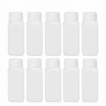 Plastik Kare Şişe 500 ml – HDPE Numune Şişesi- 10 Adet