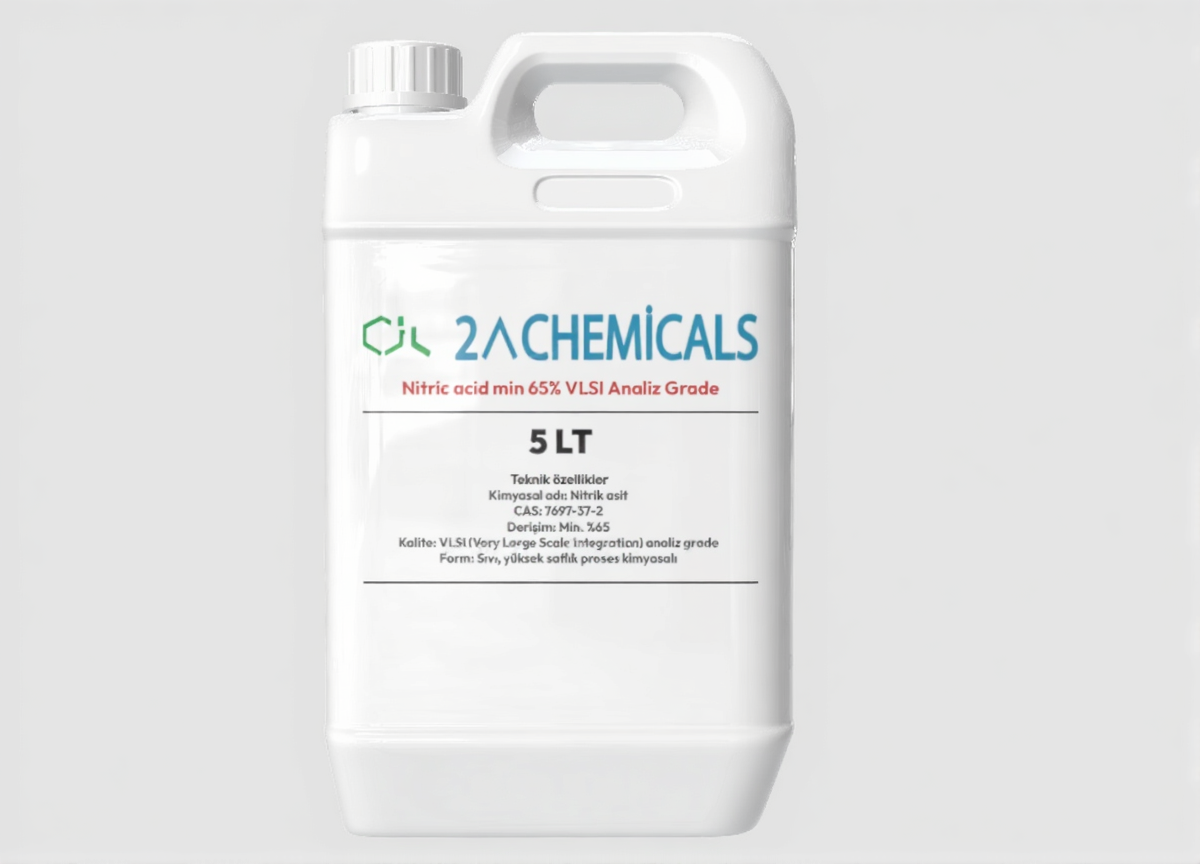 2A CHEMİCALS Nitric acid min 65% VLSI Analiz Grade Cas 7697-37-2 5 Litre