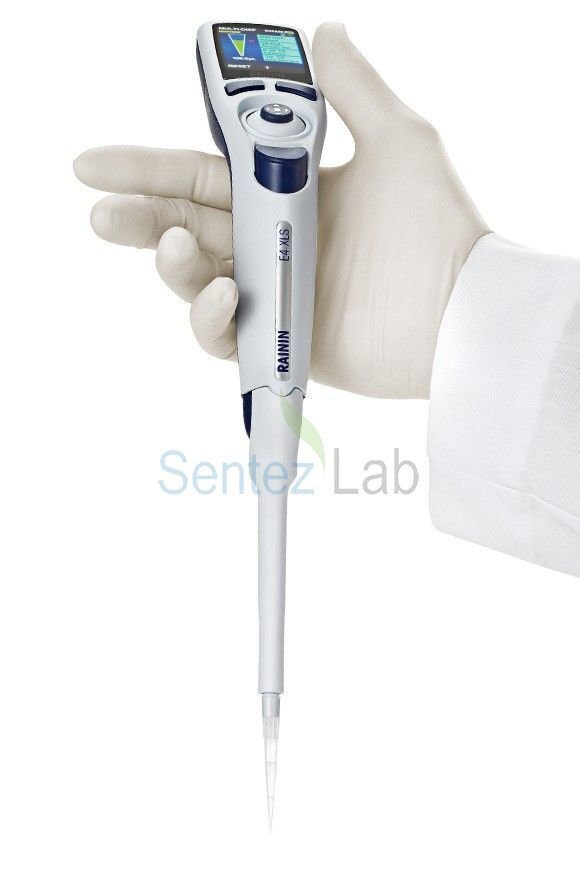 RAININ E4 elektronik pipet LTS E4-10MLXLS, 1–10 mL, laboratuvar sıvı ölçüm cihazı