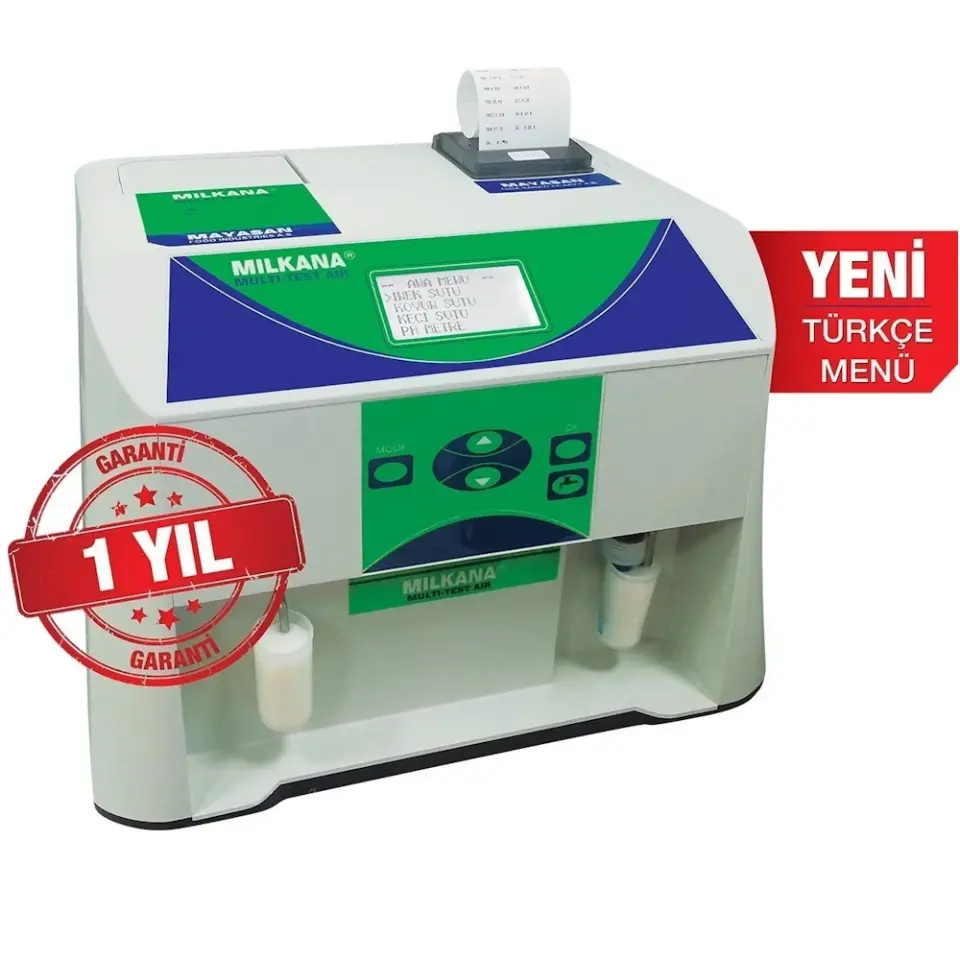 MILKANA® Multi - Test Air Süt Kalitesi Ölçüm Cihazı 11 Parametre/45 Saniye