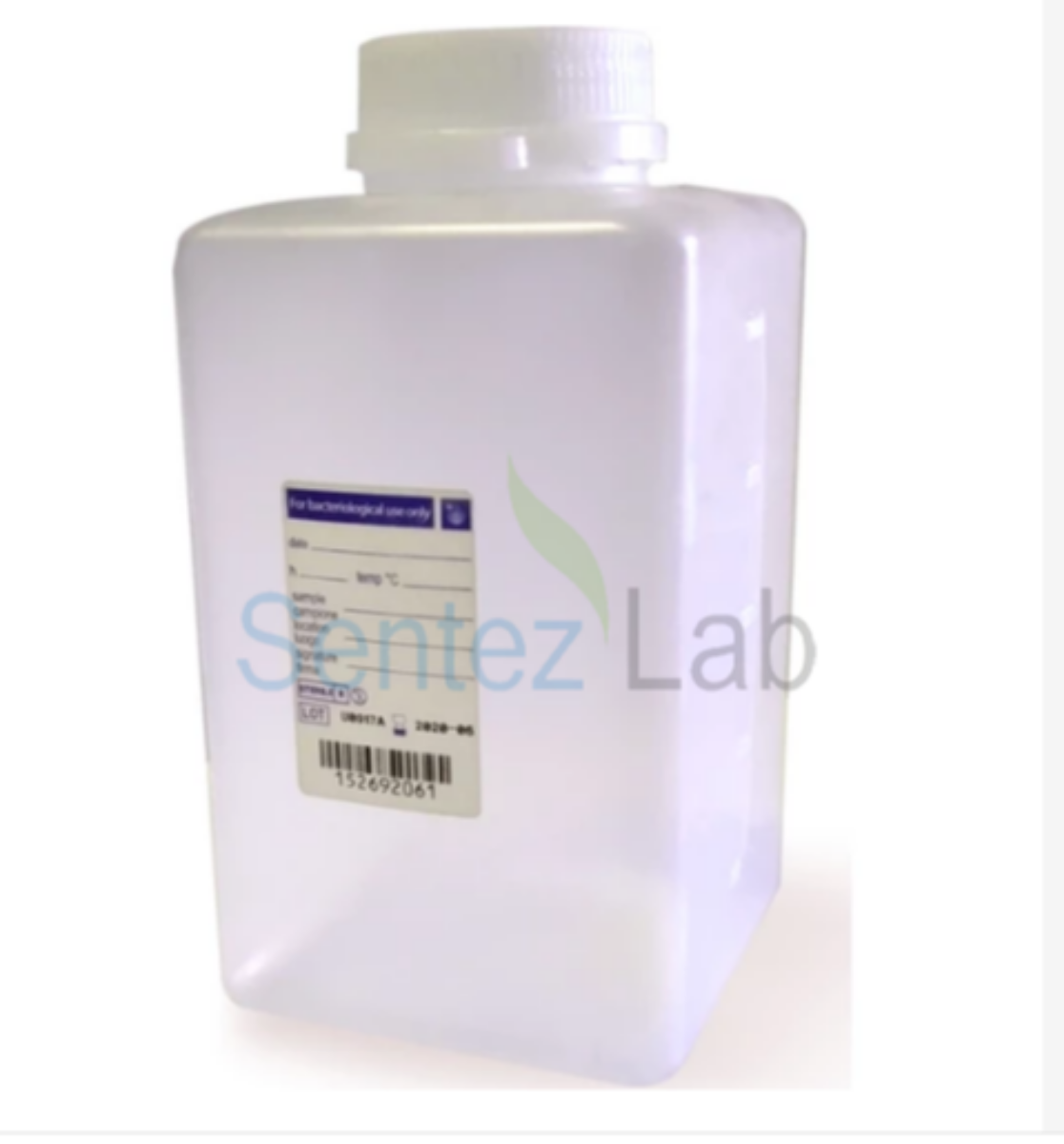 Lp İtaliana Su Numune Şişesi, PP, 1000 ml, Boş, Tek Tek Poşetli, Gama Steril