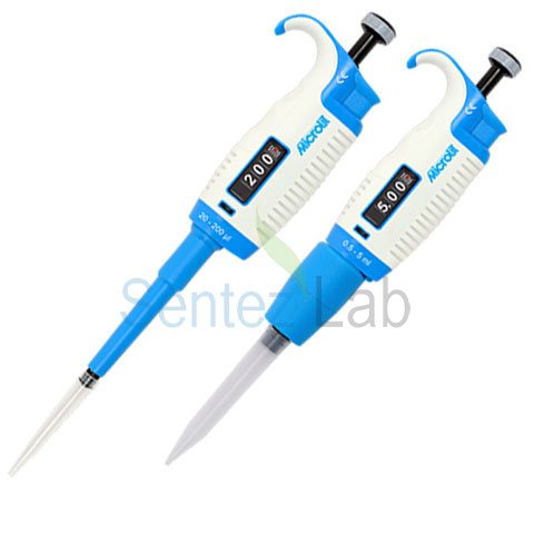 MİCROLİT RBO Serisi Ayarlanabilir Seviye Tek Kanallı Mikropipet 0.2 - 2.0 µ