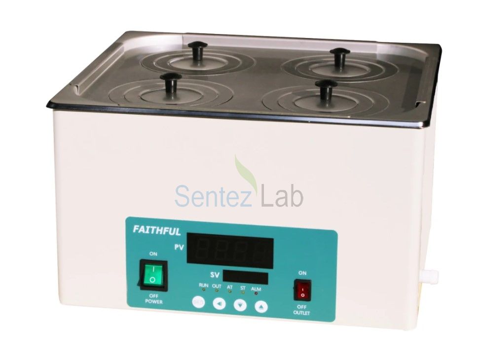 Faithful Su Banyosu 4 Hole Yuvarlak Kapaklı Elektrikli Tahliye Dijital14.6 L