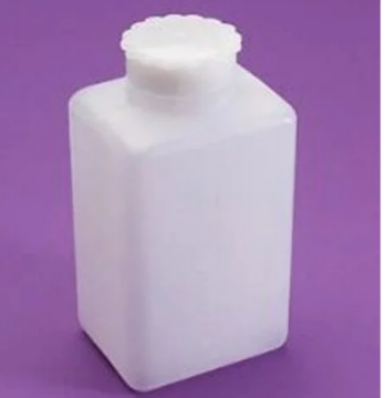 Kartell Numune Şişesi - Plastik Kare Geniş Ağızlı (PE) 100 ml