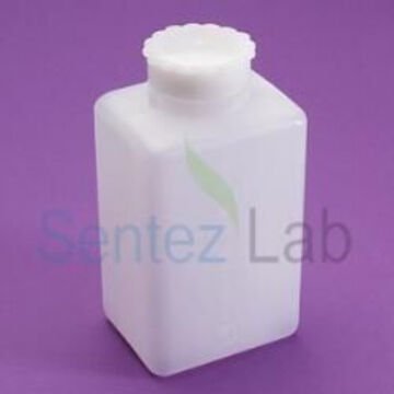 Lp Italiana HDPE Şişe Kare Taksimatlı Contalı Kapak