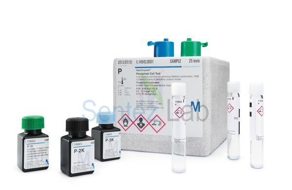 Merck 114731 Hydrogen Peroxide Cell Test Method photometric 2.0 - 20.0 mg/l H₂O₂ Spectroquant 25 Test