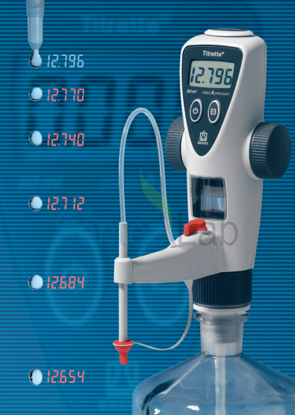 Brand Titrette® Dijital Büret 25 ml Rs 232 Çıkışlı