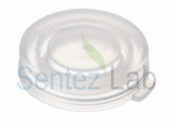 22MM PE SNAP CAP, 23,5 X 5,5MM, TRANSPARENT, CLOSED TOP 1000/Pk