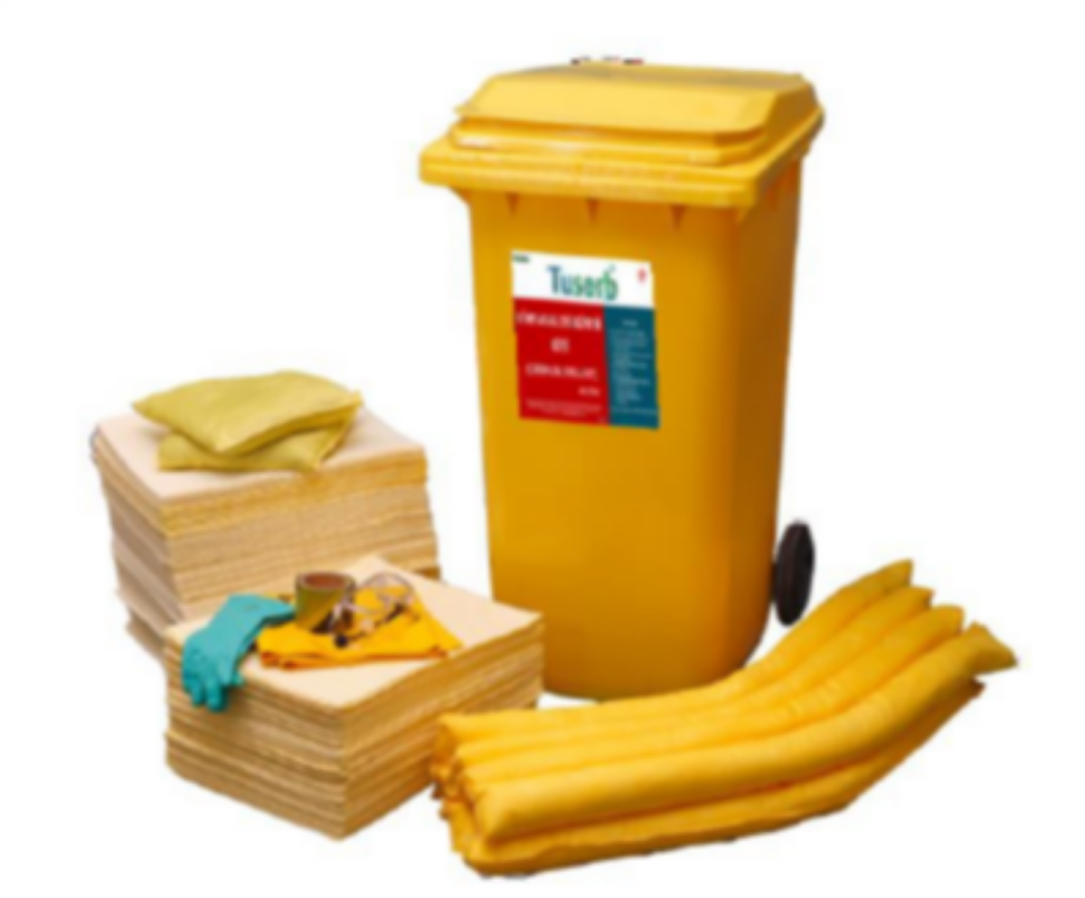 Tusorb Kimyasal Döküntü Kiti – 125 L Kapasiteli