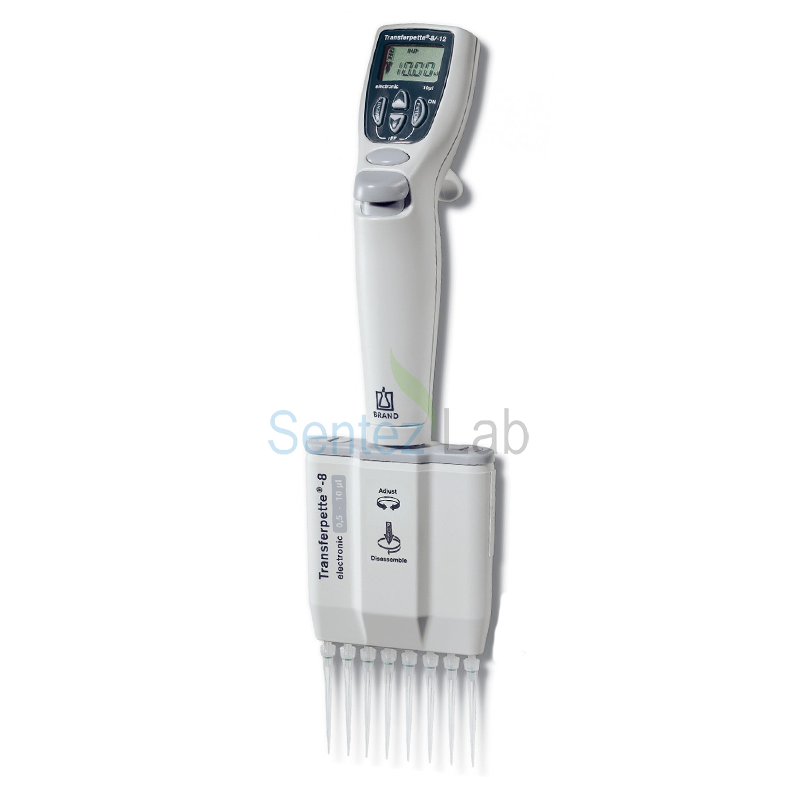 Brand Transferpette 8 Electronic Çok Kanallı Elektronik Pipet