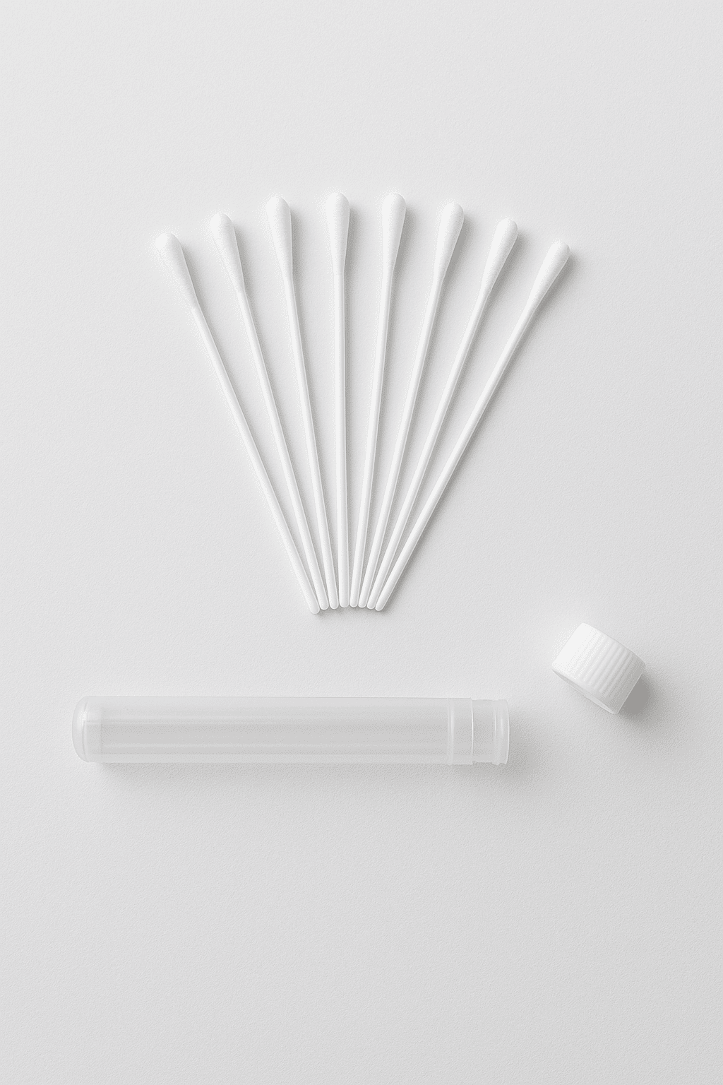 Eküvyon Çubuğu Besiyersiz Steril Boş Swab – 100 Adet