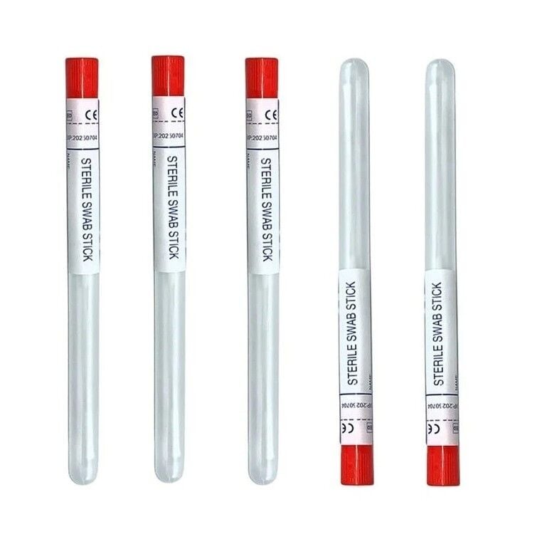 Microcult Besiyersiz Kuru Taşıma Swabı 100 Adet