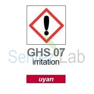 İSOLAB 099.17.T01 zararlı piktogramı GHS 7 uyarı etiketi 26x37mm-250 etiket