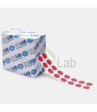 İSOLAB etiket - mikrotüpler için - 9.5 mm çap - beyaz (1000 etiket)