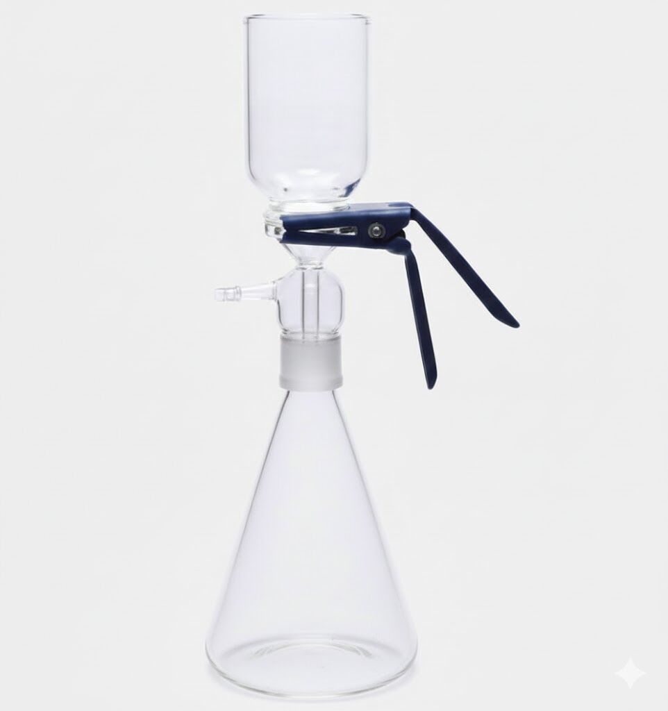 Vakumlu Süzme Seti 500 ml – Cam Vakum Filtrasyon Seti