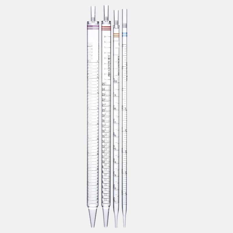 İSOLAB 083.03.025 (083.13.025) steril pipetler - tek kullanımlık - 25 ml (150 adet)