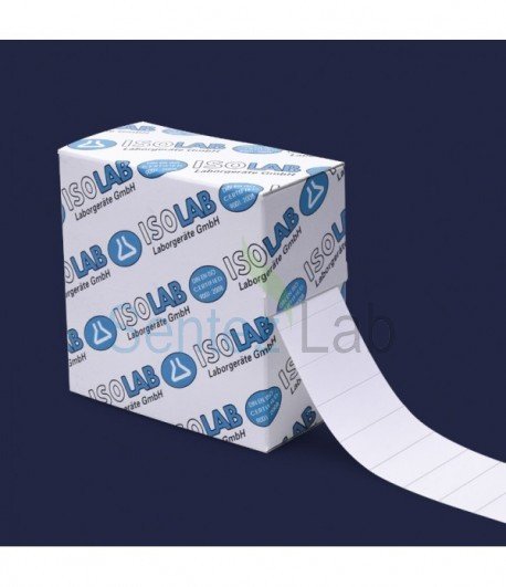 İSOLAB etiket - dikdörtgen - 38 x 19 mm - beyaz - cryo kullanım (1000 etiket)
