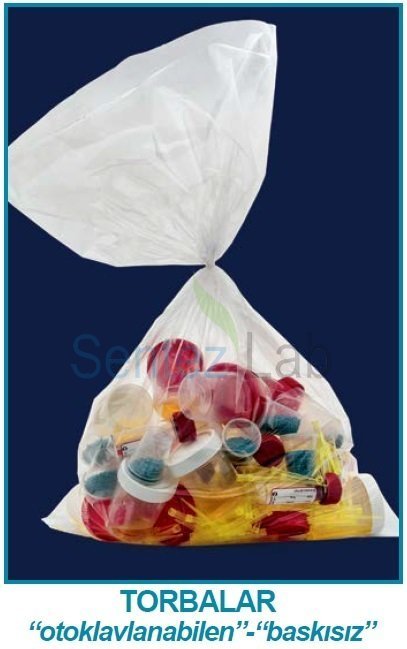 İSOLAB torba - P.P - otoklavlanabilen - baskısız - 590 x 900 mm (100 adet)