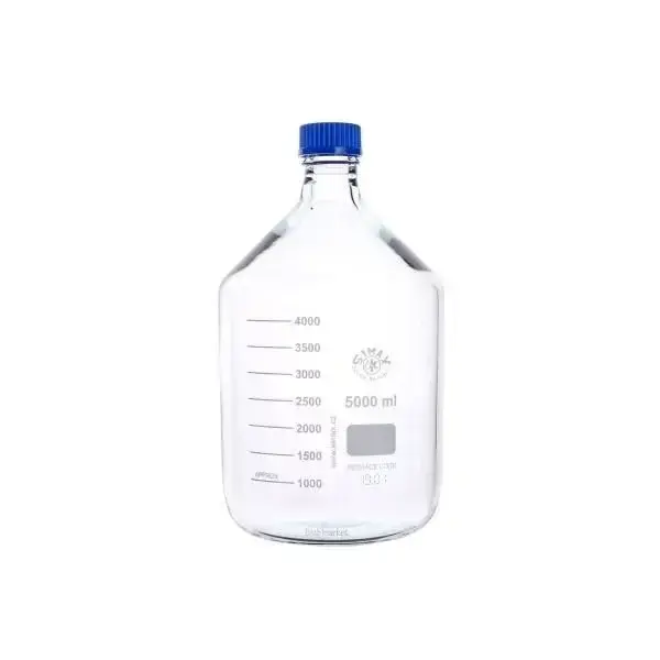 Simax Cam Otoklav Şişe 5000 ml  - GL45 Vida Kapaklı