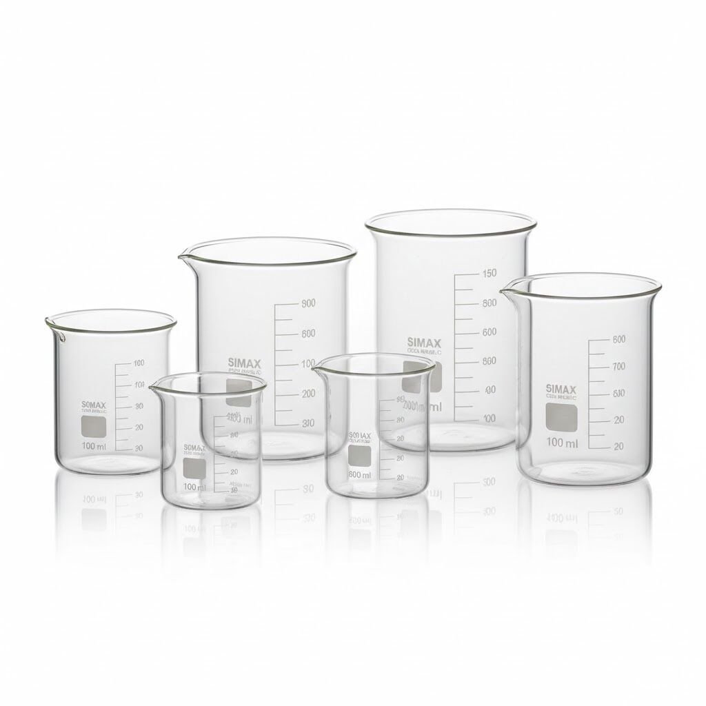 SIMAX Cam Beher 100 ml – Kısa Form